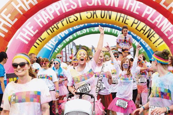 团建拓展项目「彩虹跑」