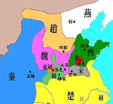 战国七雄地图分布高清图 战国七雄地图分布高清图